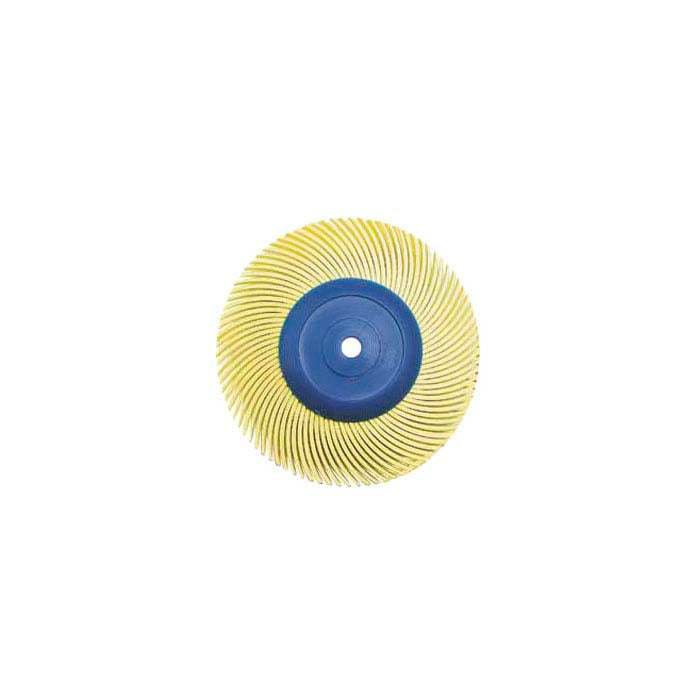 3M 50.8mm 6-Ply Radial Bristle Disc, 80-Grit, Yellow