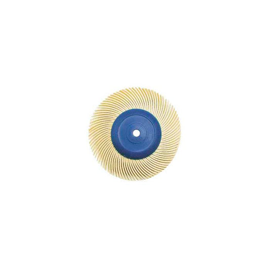 3M 50.8mm 6-Ply Radial Bristle Disc, 6-Micron, Peach