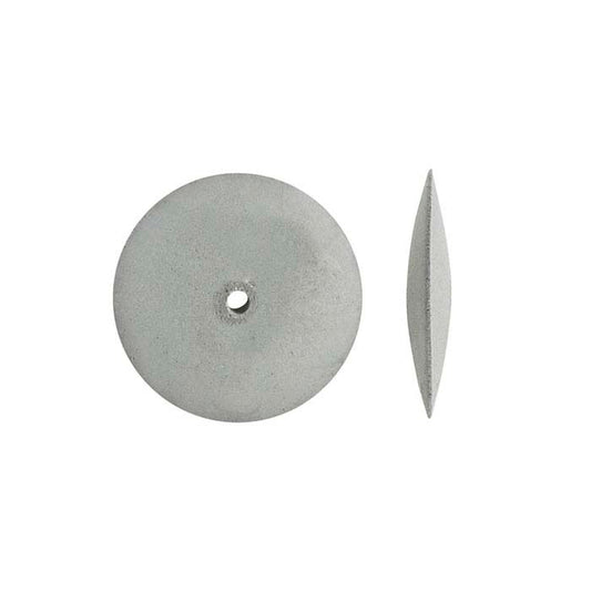 Roda de Polimento Brightboy Pumice 15,88mm Borda de Faca, Branca, Fina