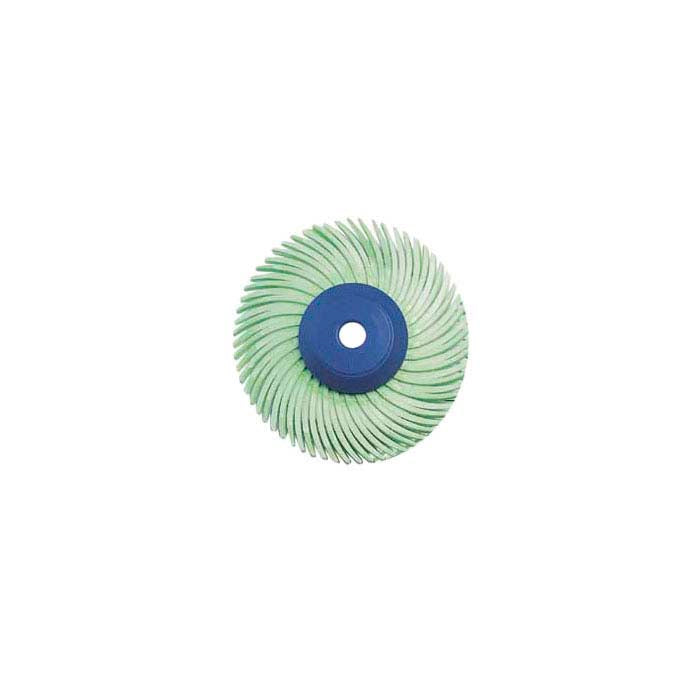 3M 50.8mm 3-Ply Radial Bristle Disc, 1-Micron, Light Green