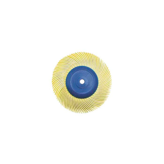 3M 76,2 mm 3-lagers radiell borstskiva, 80-korn, gul