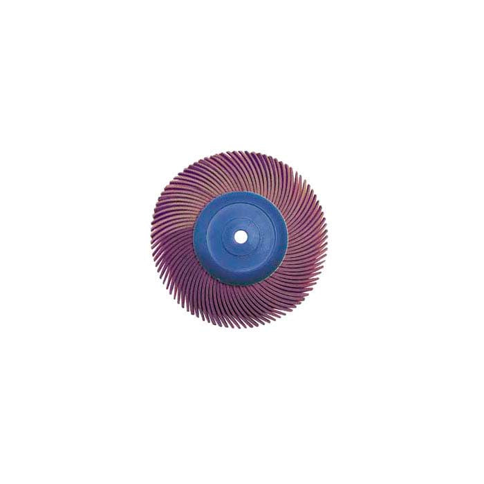 3M 76.2mm 3-Ply Radial Bristle Disc, 220-Grit, Red