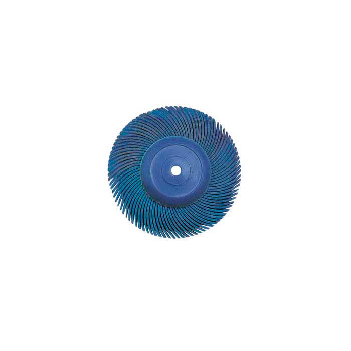 3M 76.2mm 3-Ply Radial Bristle Disc, 400-Grit, Blue