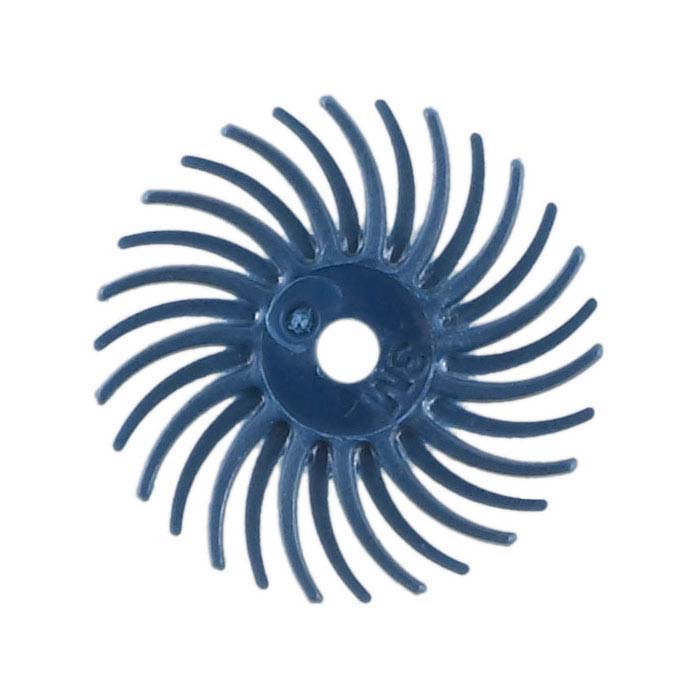 3M 14,29 mm Radiell Borstskiva, 400-korn, Blå