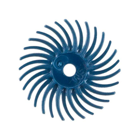 3M 14.29mm Radial Bristle Disc, 400-Grit, Blue