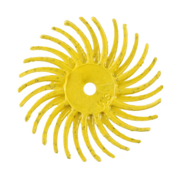 3M 19.05mm Radial Bristle Disc, 80-Grit, Yellow