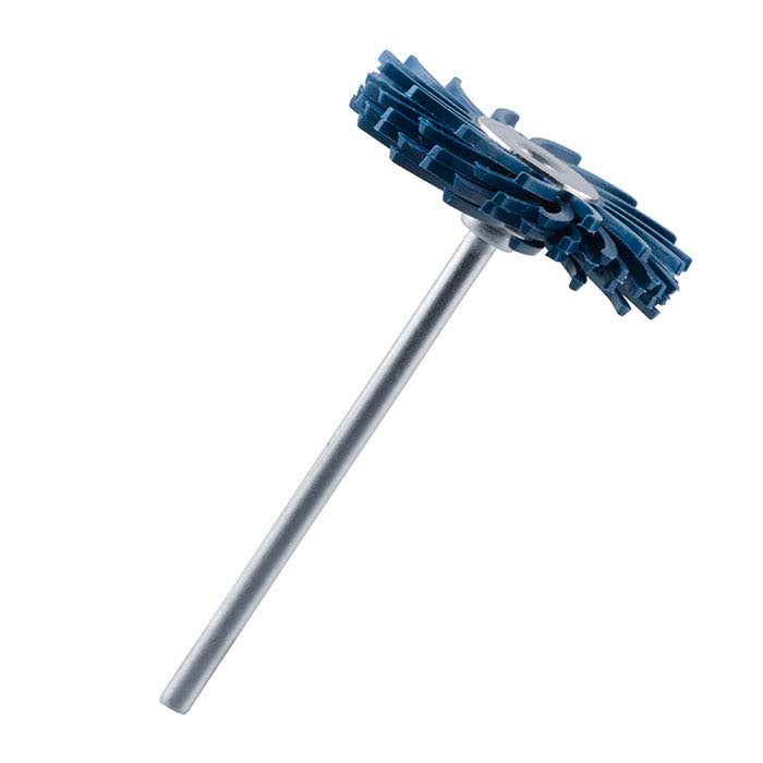 3M 25,4mm Εγκατεστημένος Ακτινωτός Δίσκος με Τρίχες, 400-Κόκκος, Μπλε