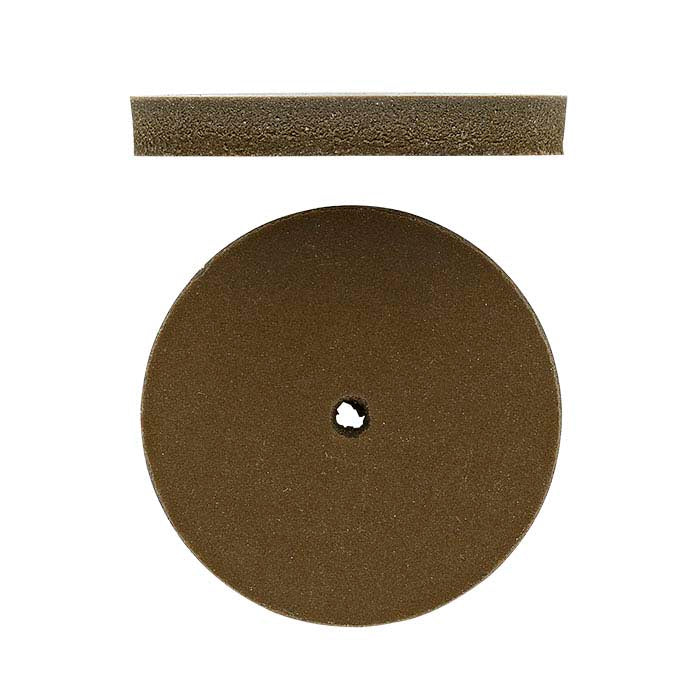 EVEFlex Dunkelbrauner Polierer für Räder mit flacher Kante, extrahart, mittel
