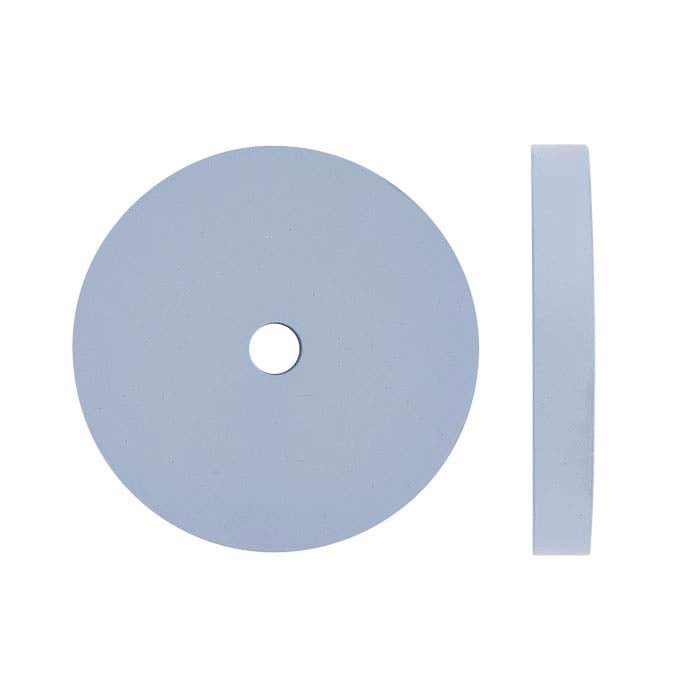 EVE Silikon-Polierrad mit flacher Kante, blau, fein