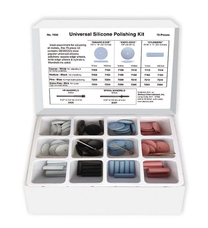 Dedeco® Universal Silicone Polishing Kit, Unmounted