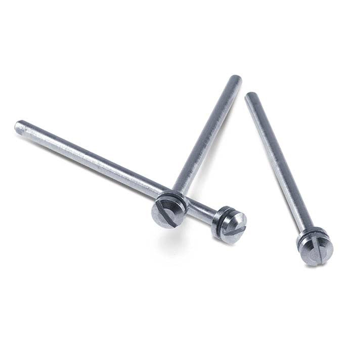 Nickel-Plated 1.59mm Screw Mandrel 303, 2.38mm Shank