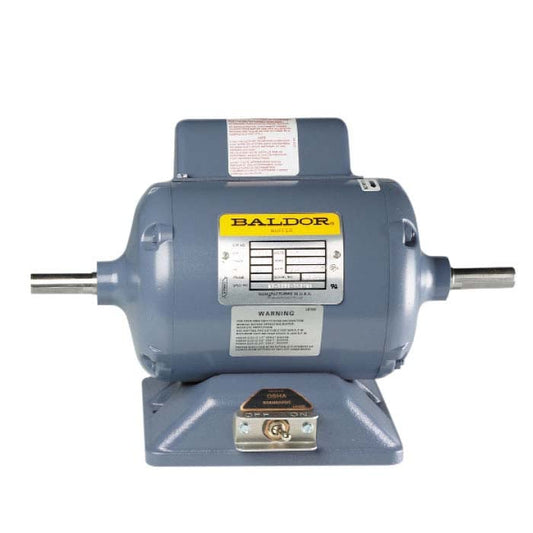 Motore lucidatrice Baldor a albero dritto da 15,88 mm per uso continuo, 1/2 hp