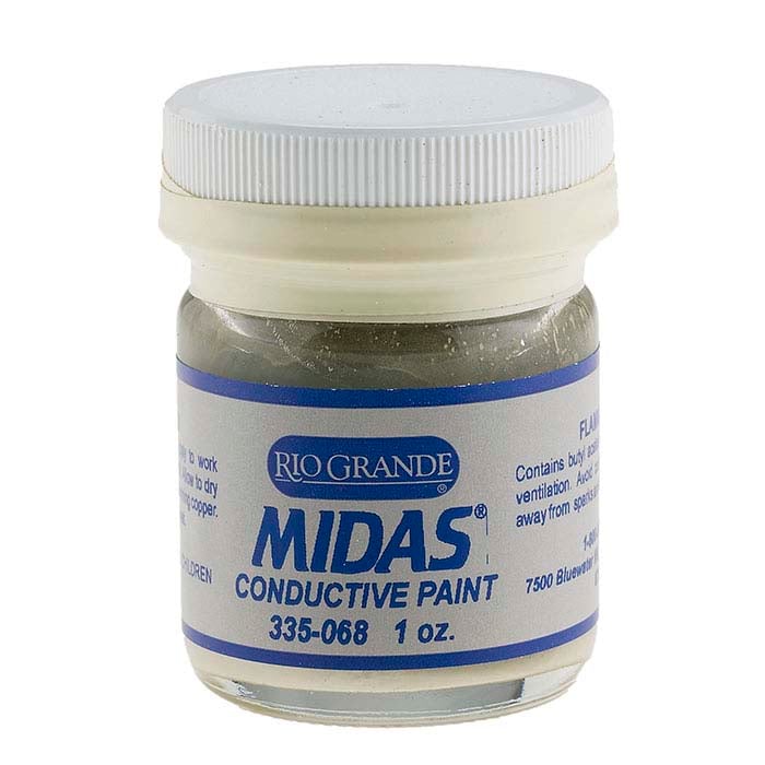 Midas® Sølv Ledende Maling, 0,03 kg.