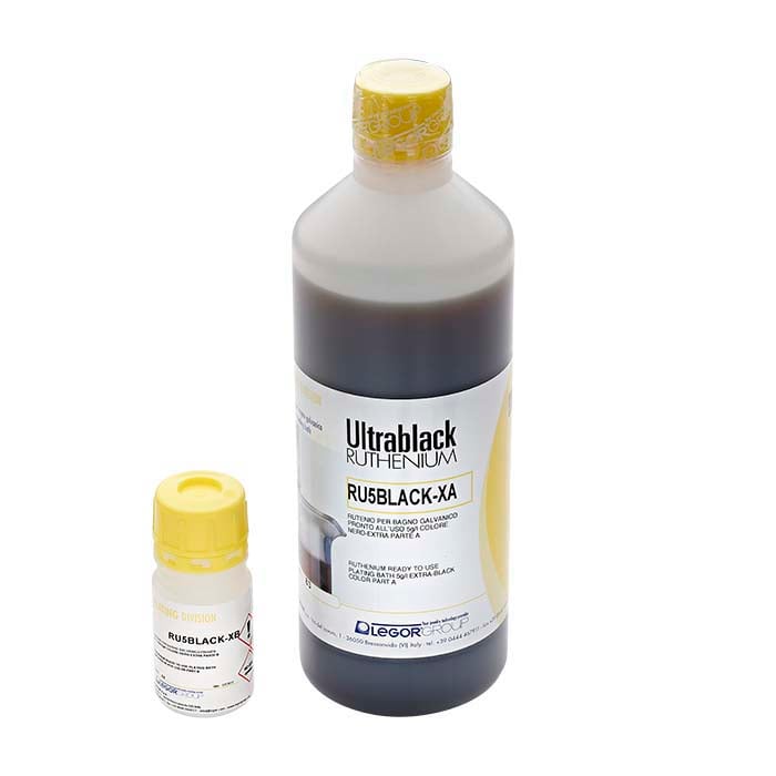 Legor® Ultrablack Ruthenium Plating Solution, Acid-Based
