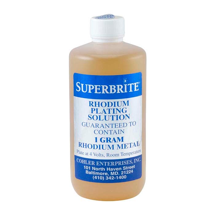 Διάλυμα Επικάλυψης Ροδίου Cohler Superbrite, Βασισμένο σε Οξύ