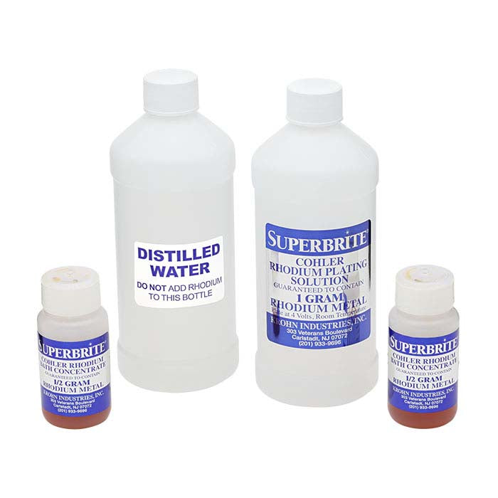 Σετ Επίστρωσης Μπάνιου Ροδίου Cohler Superbrite®