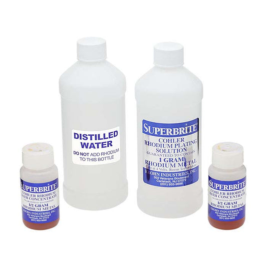 Cohler Superbrite® Rhodium Bath Plating Kit