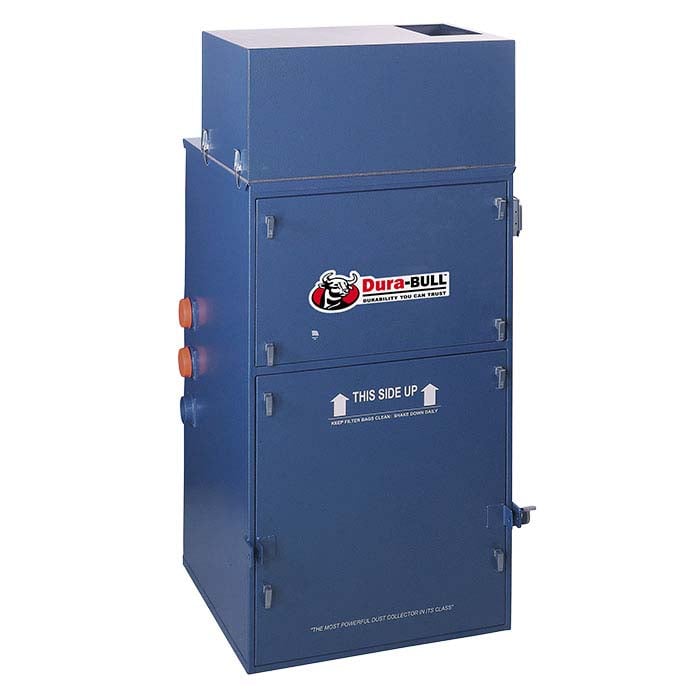 Dura-BULL® 3hp Dust Collector, 1,300 cfm, Used