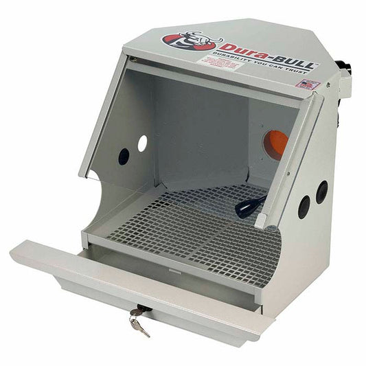 Dura-BULL® Lighted Grinding Box with Locking Catch Tray