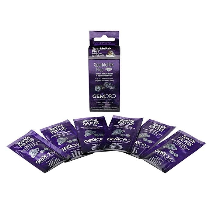 GemOro® Sparkle Pak Plus® Ultrasonic Jewelry Cleaner, 10-Pack