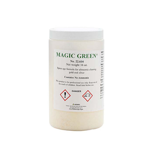 Magic Cast® Magic Green™ Ultrasonic Cleaning Powder, 0.45 kg.