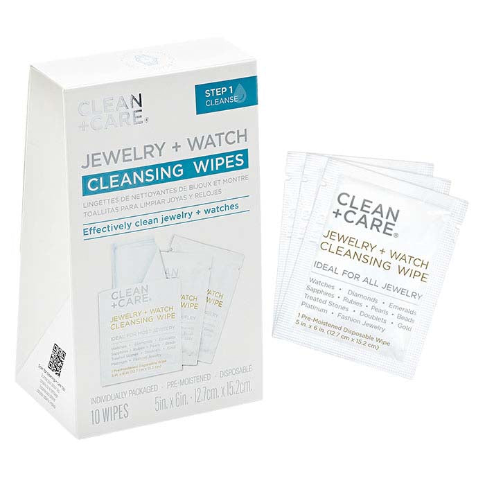 Clean + Care® 珠宝清洁湿巾