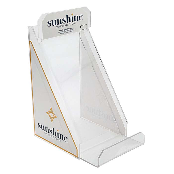Support d'exposition en acrylique pour tubes de chiffon Sunshine®