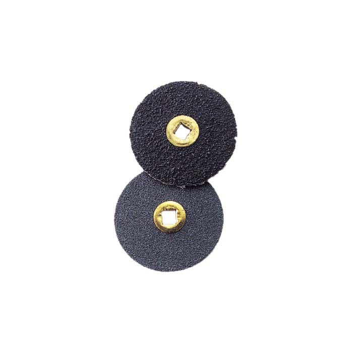 E.C. Moore Brass-Center Snap-On Snap-Off Paper-Backed Silicon Carbide Sanding Disc