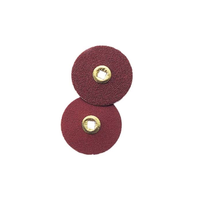 E.C. Moore Brass-Center Snap-On Snap-Off Paper-Backed Aluminum Oxide Sanding Disc, 320-Grit