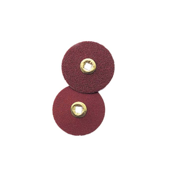 E.C. Moore Brass-Center Snap-On Snap-Off Paper-Backed Aluminum Oxide Sanding Disc, 220-Grit