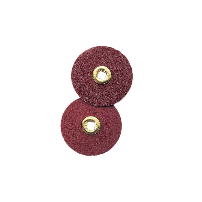 E.C. Moore Brass-Center Snap-On Snap-Off Paper-Backed Aluminum Oxide Sanding Disc, 150-Grit