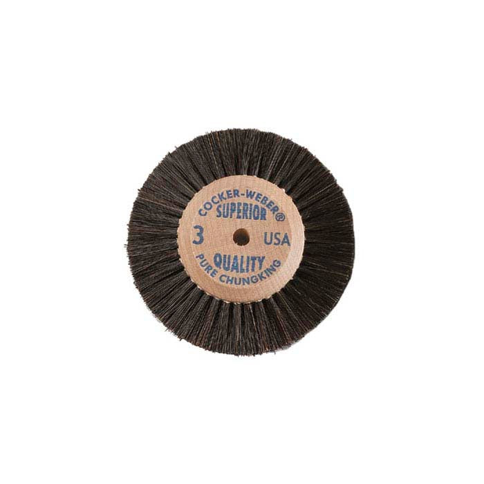 Cocker-Weber Superior Chungking #3 3-Row Bristle Brush, 88.9 mm