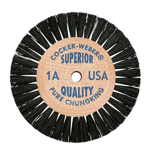Cocker-Weber Superior Chungking #1A Single-Row Bristle Brush, 79.38 mm