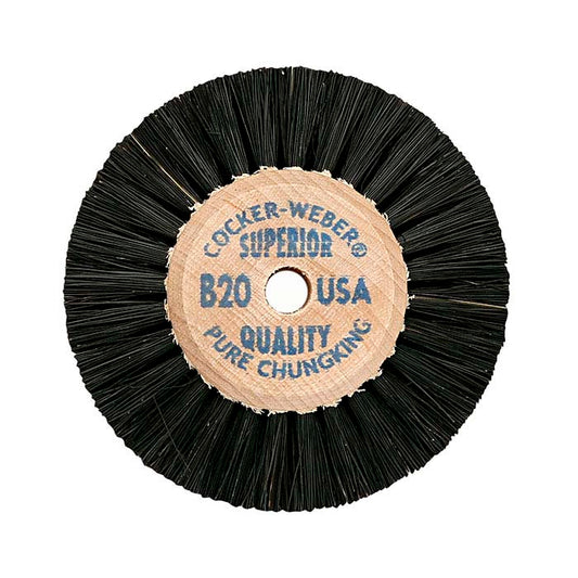 Cocker-Weber Superior Chungking #B20 Dental 2-Row Bristle Brush, 63.5 mm