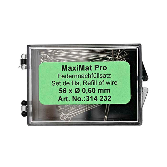 Ersatzdrahtborsten für MaxiMat-Strukturbürste, 4", grob (0,6 mm)