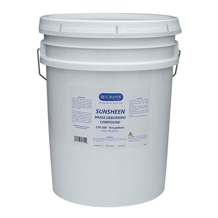 Sunsheen Brass Deburring Compound, 5-Gallons