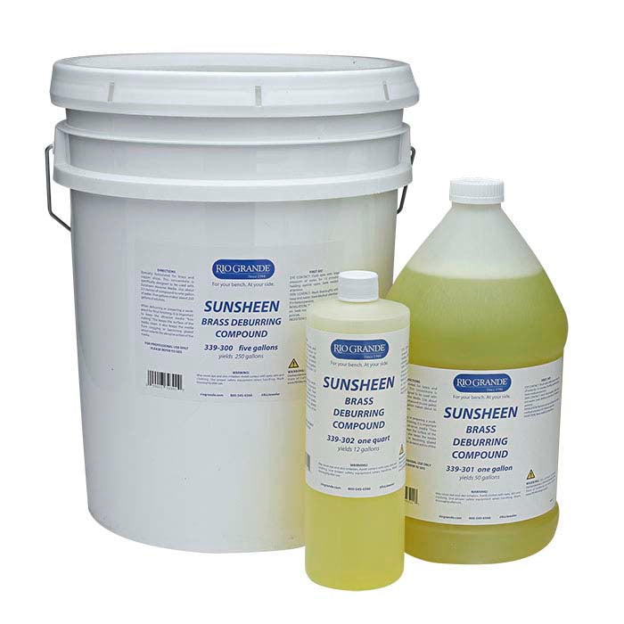 Sunsheen Brass Deburring Compound, 5-Gallons