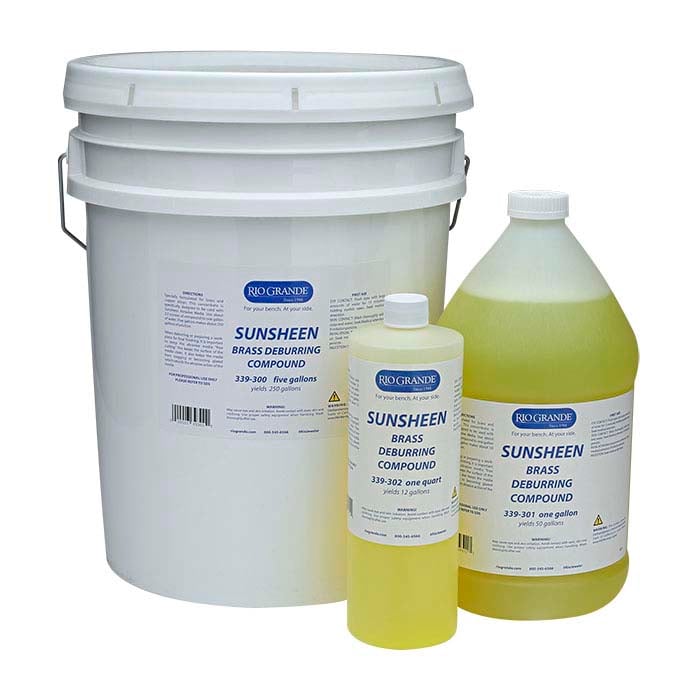 Sunsheen Brass Deburring Compound, 1-Gallon