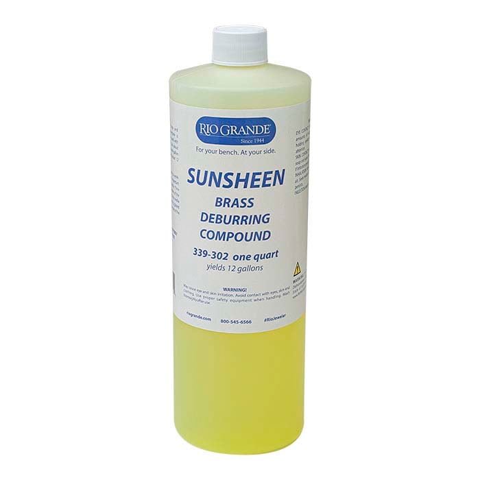 Sunsheen Brass Deburring Compound, 1-Quart