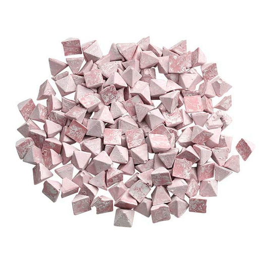 מדיה פירמידה מפלסטיק חיתוך נקי, חום בהיר, חיתוך בינוני, 50-lb.