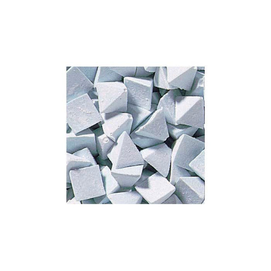 מדיה פירמידה מפלסטיק חיתוך נקי, תכלת, חיתוך עדין, 5 פאונד.