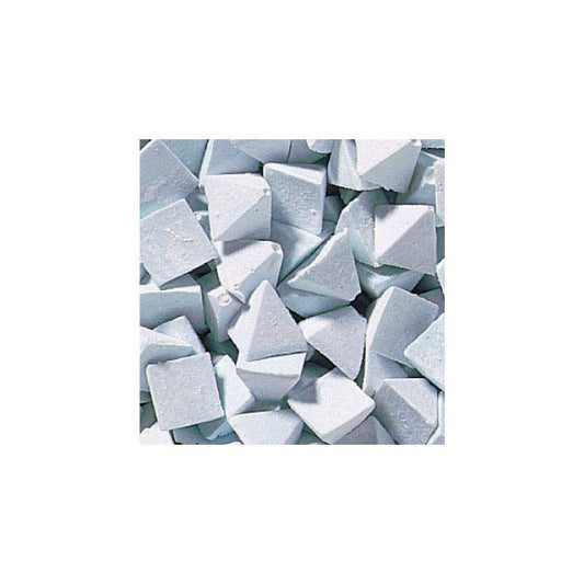 מדיה פירמידה מפלסטיק חיתוך נקי, תכלת, חיתוך עדין, 50 פאונד.