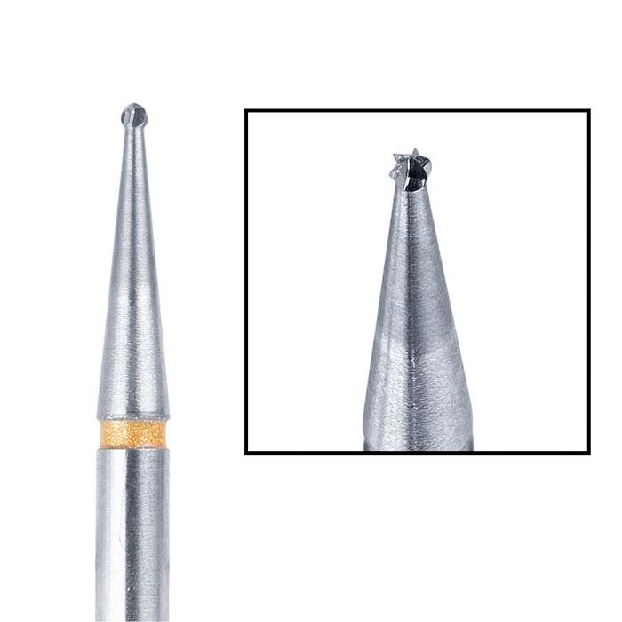 Fraise ronde en carbure Busch®, 0,9 mm