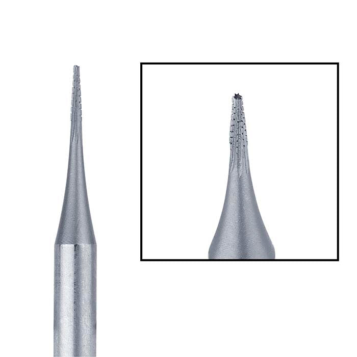Busch® volframi-vanadiini ristileikkaava kartiomainen poranterä, 0,6 mm
