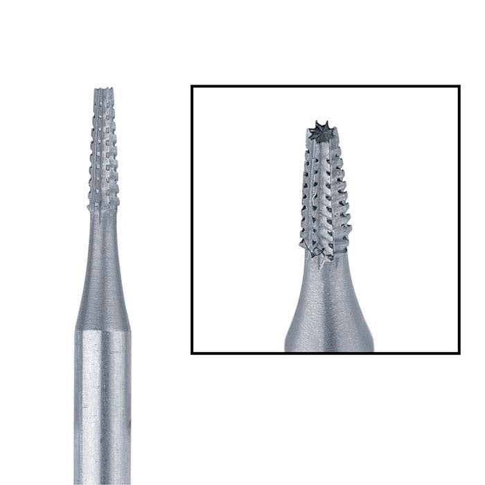 Busch® Tungsten Vanadium Cross-Cut Cone Bur, 1.4mm