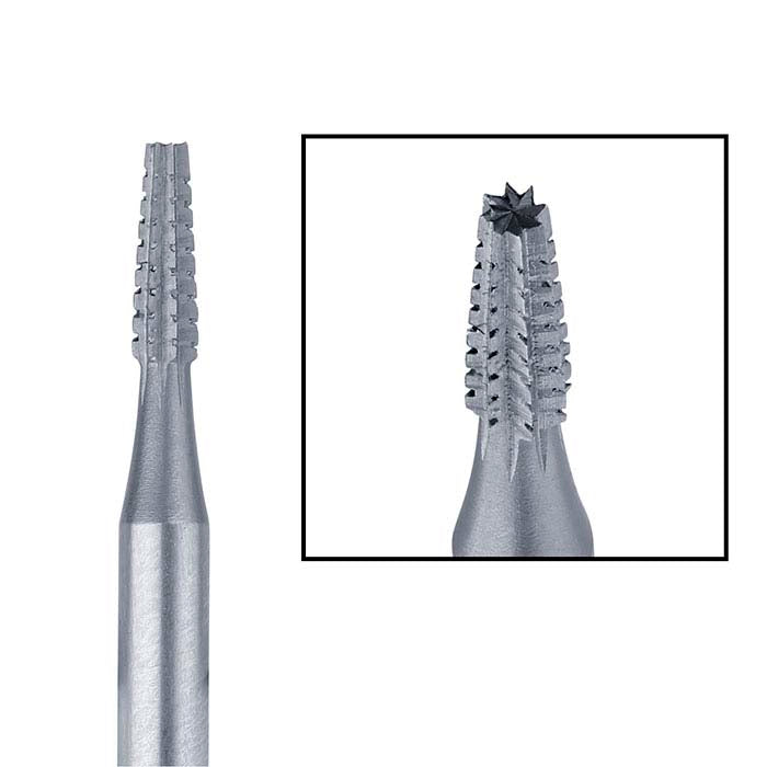 Busch® Tungsten Vanadium Cross-Cut Cone Bur, 1.8mm