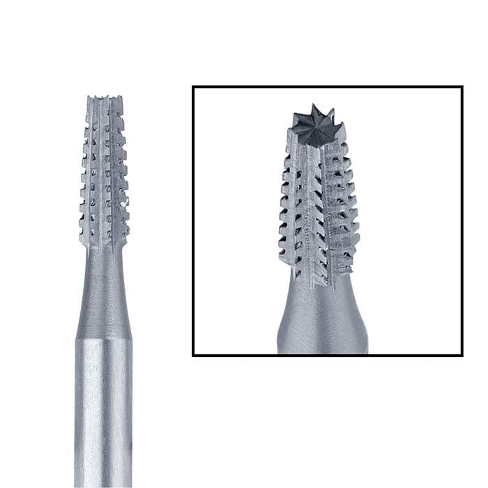 Busch® Tungsten Vanadium Cross-Cut Cone Bur, 2.1mm