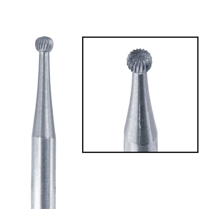 Busch® Tungsten Vanadium Round Finishing Bur, 1.8mm