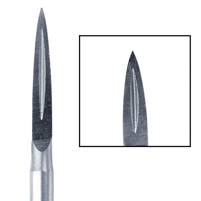 Frez Busch® z węglika wolframu i wanadu, trójkątny, 2,3 mm