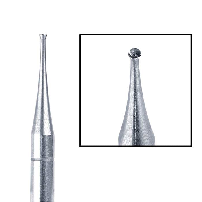 Busch® Tungsten Vanadium Twincut Concave Cone Bur, 0.8mm